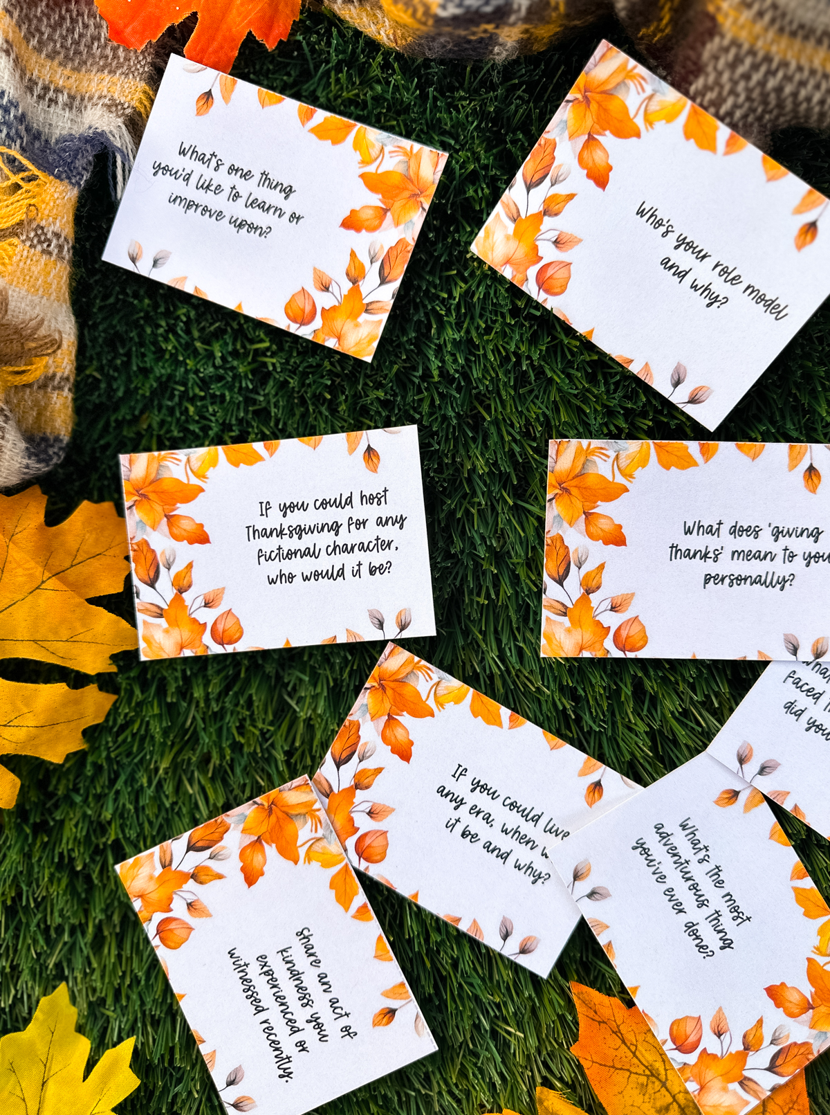 Thanksgiving: A Time for Food, Family, and Great Conversations! Enhance your gathering with our specially crafted conversation starters that everyone will love.